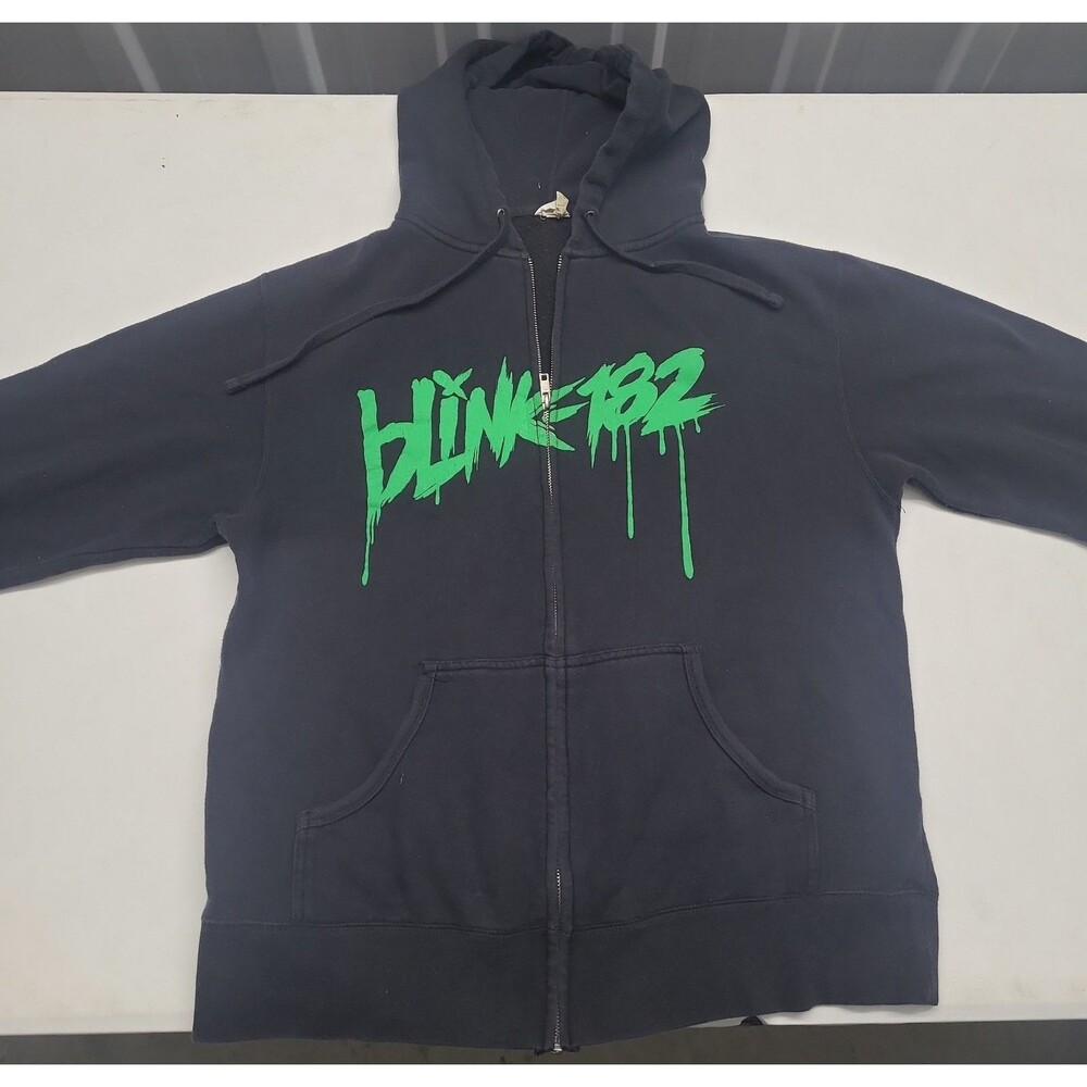 Blink 182 Full Zip Up Rabbit Hoodie Independent Trading - Picture 4 of 12